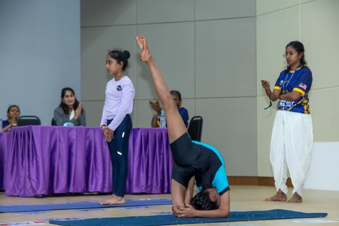 PAYTC Johor yoga student practice and championship photograph 9