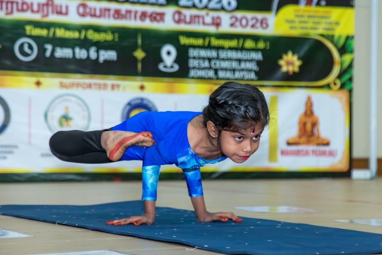 PAYTC Johor yoga student practice and championship photograph 10