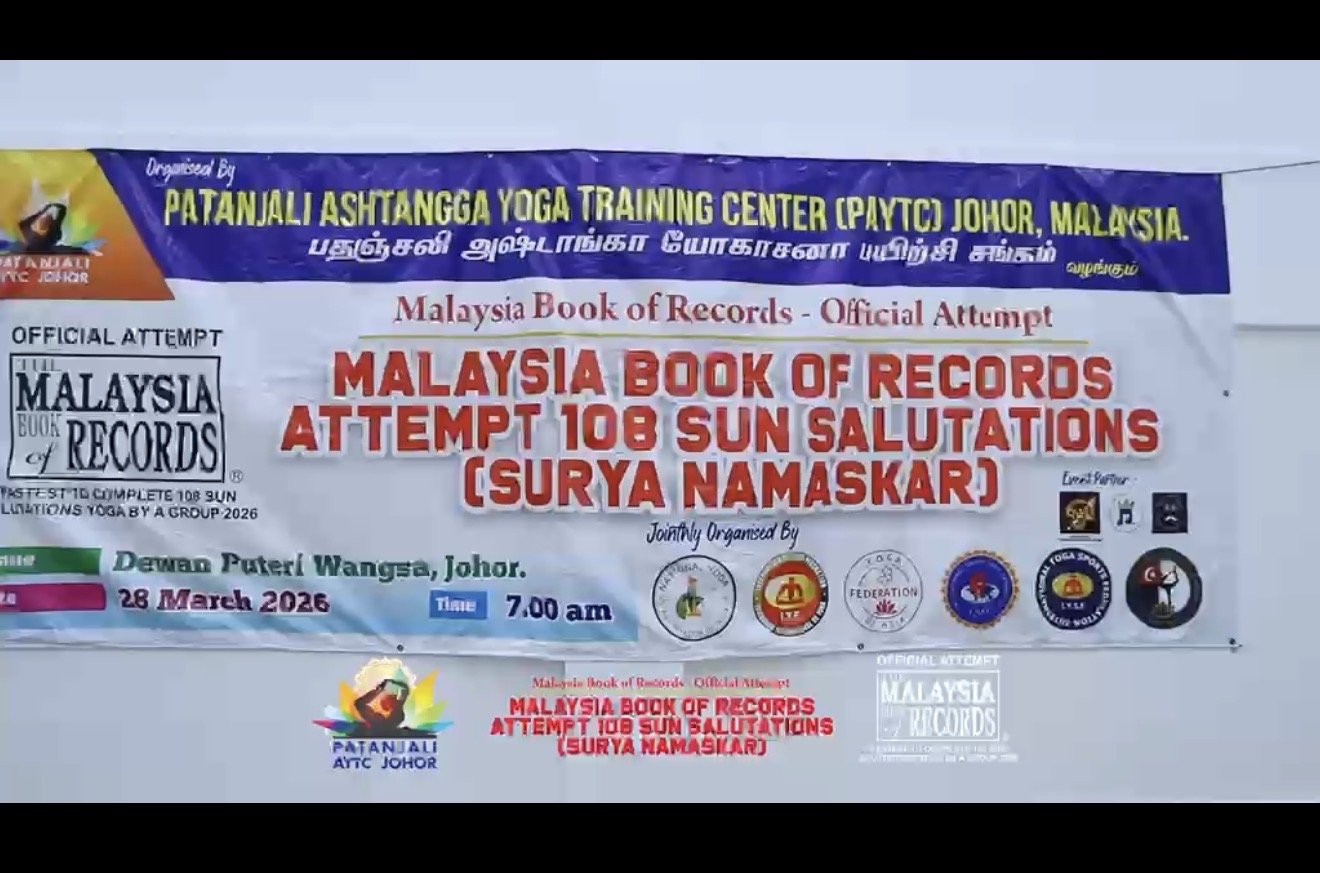 Official PAYTC Johor Malaysia Book of Records 2026 event banner